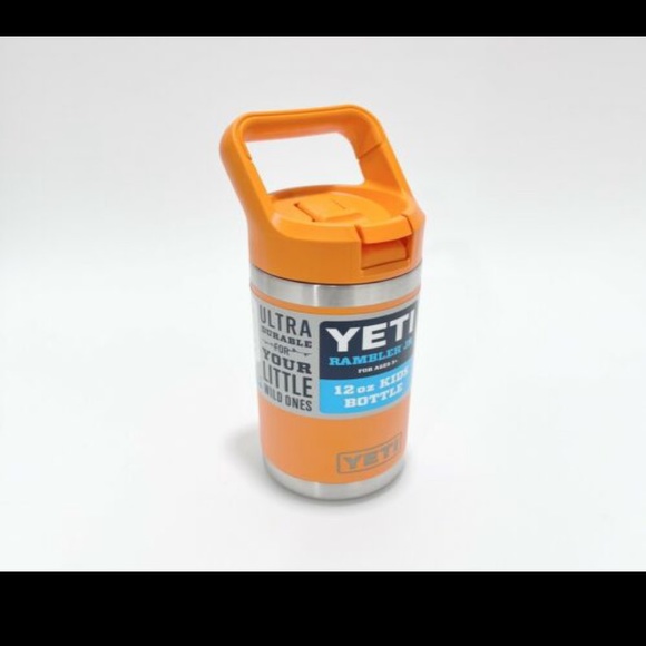 YETI LIMITED EDITION KING CRAB ORANGE RAMBLER JR. 12 OZ KIDS BOTTLE - Picture 2 of 5